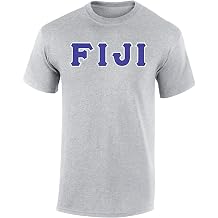 Fashion Greek Fiji Phi Gamma Delta Twill Letter Tee