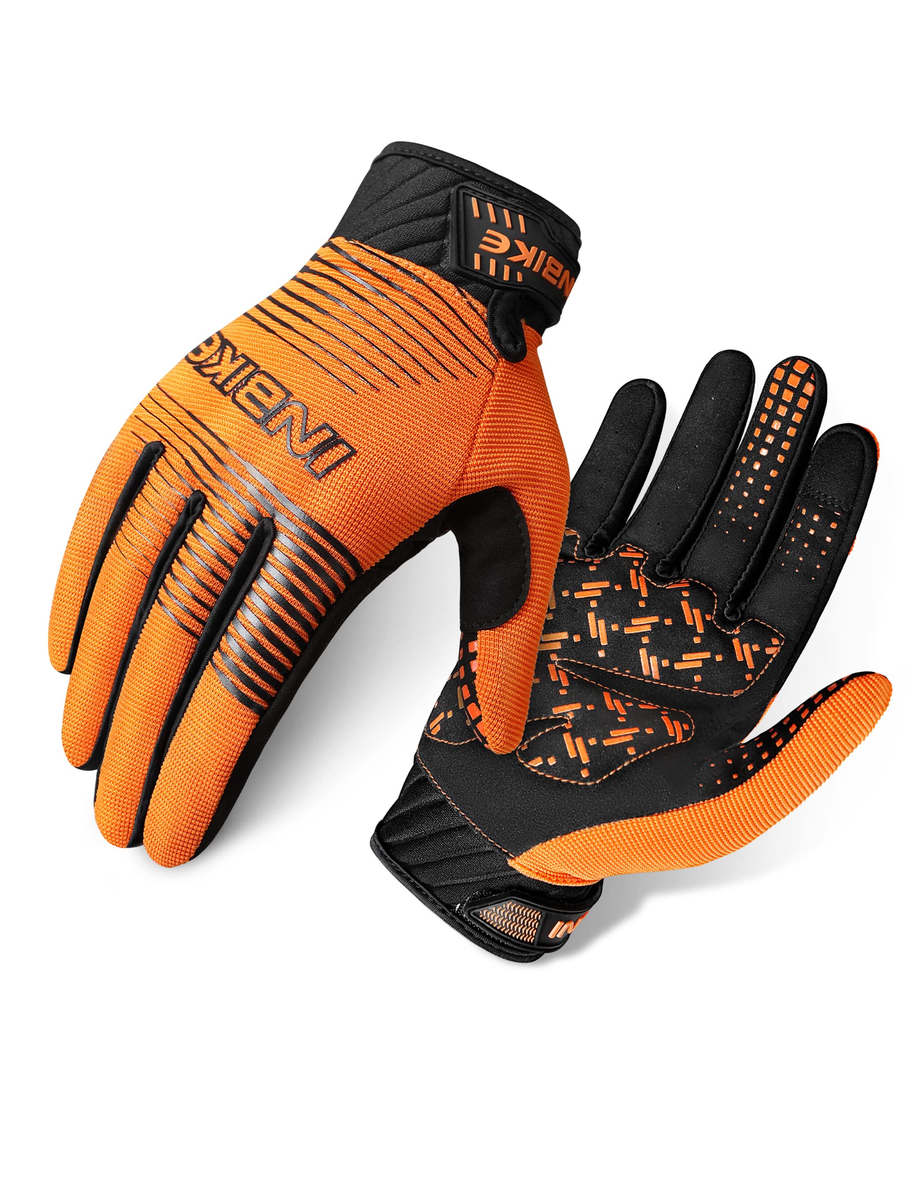 INBIKE Mens Mountain Bike Gloves Breathable Stretchy Touch Screen Wear-Resistant
