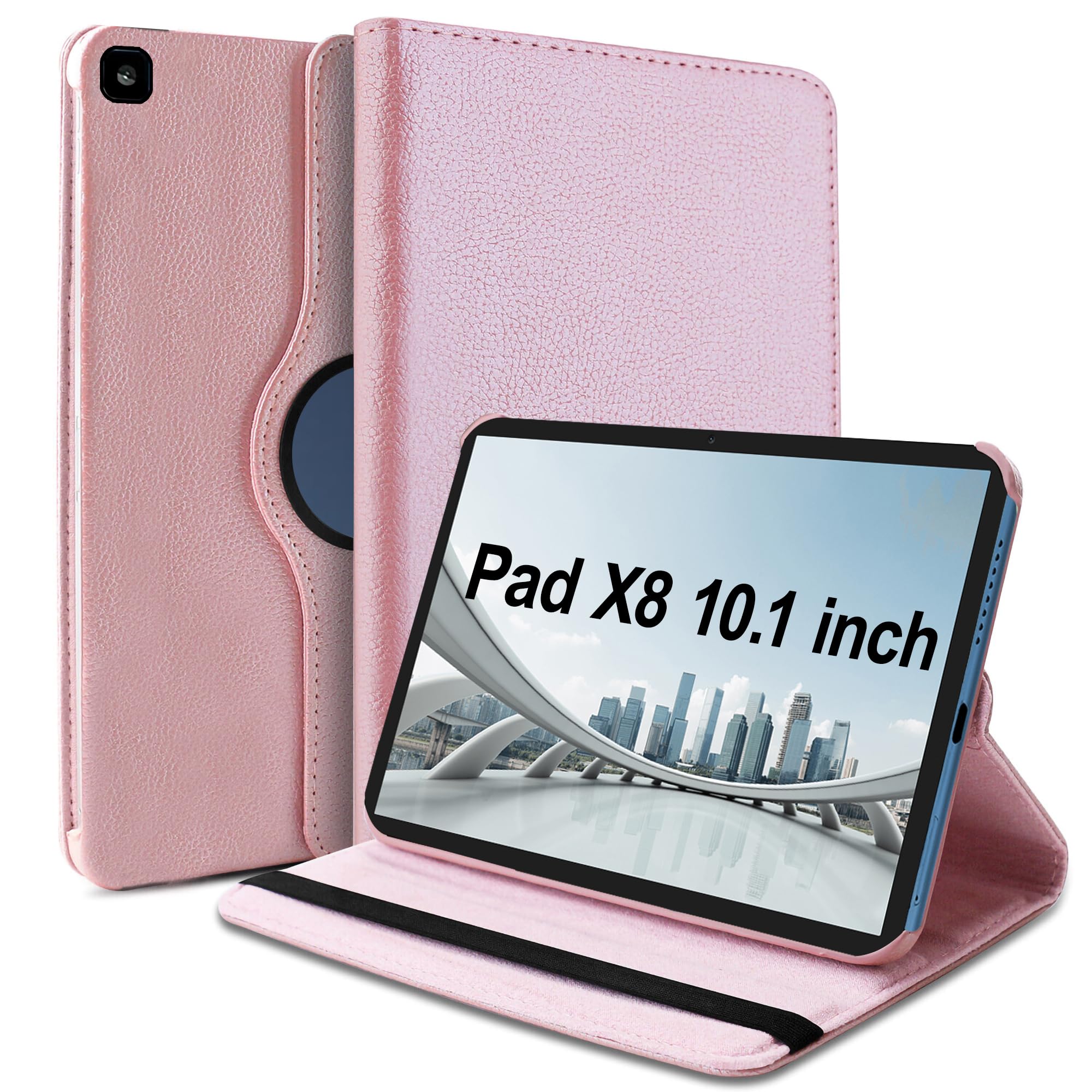 TGK Rotating Cover for Honor Pad X8 10.1 inch (Rose Gold) Leather Flip Case (B0CMJHVJDH) Amazon Price History, Amazon Price Tracker