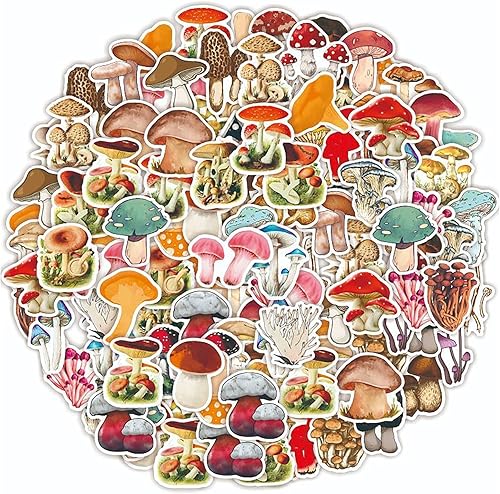 SONGBIRDTH 50 calcomanías para tazas, fáciles de pegar, compactas, modernas, adhesivas, de dibujos animados, para computadora portátil