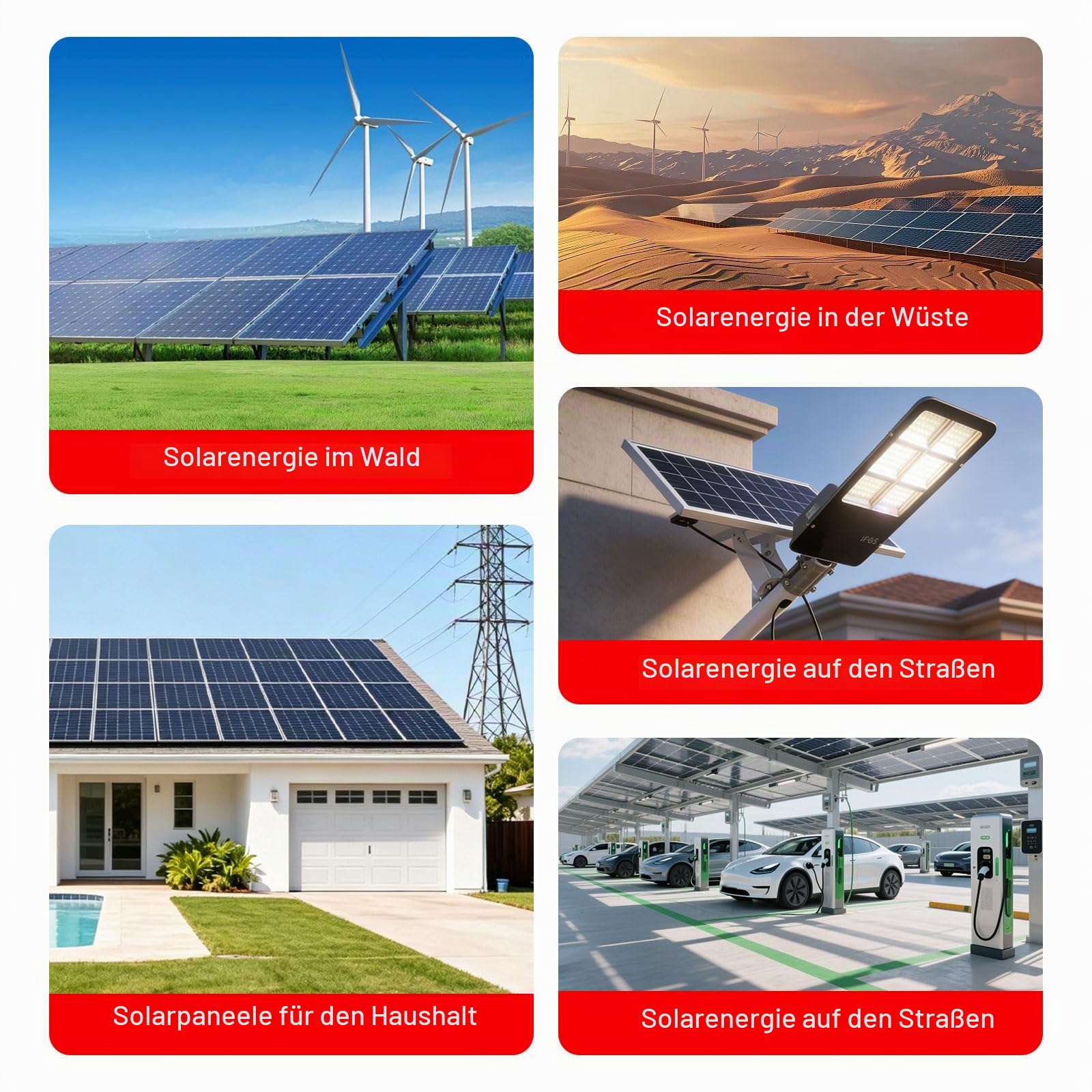 Solarkabel6mm²/ Verlängerung 20M – UV-beständig, TUV, VDE Zertifiziert, mit Solarsteckern, für Photovoltaikanlagen (Rot/Schwarz)(4mm²2M) (6mm²/20m)