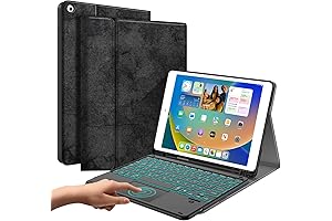 JUQITECH iPad 10.2 Keyboard Case with Touchpad
