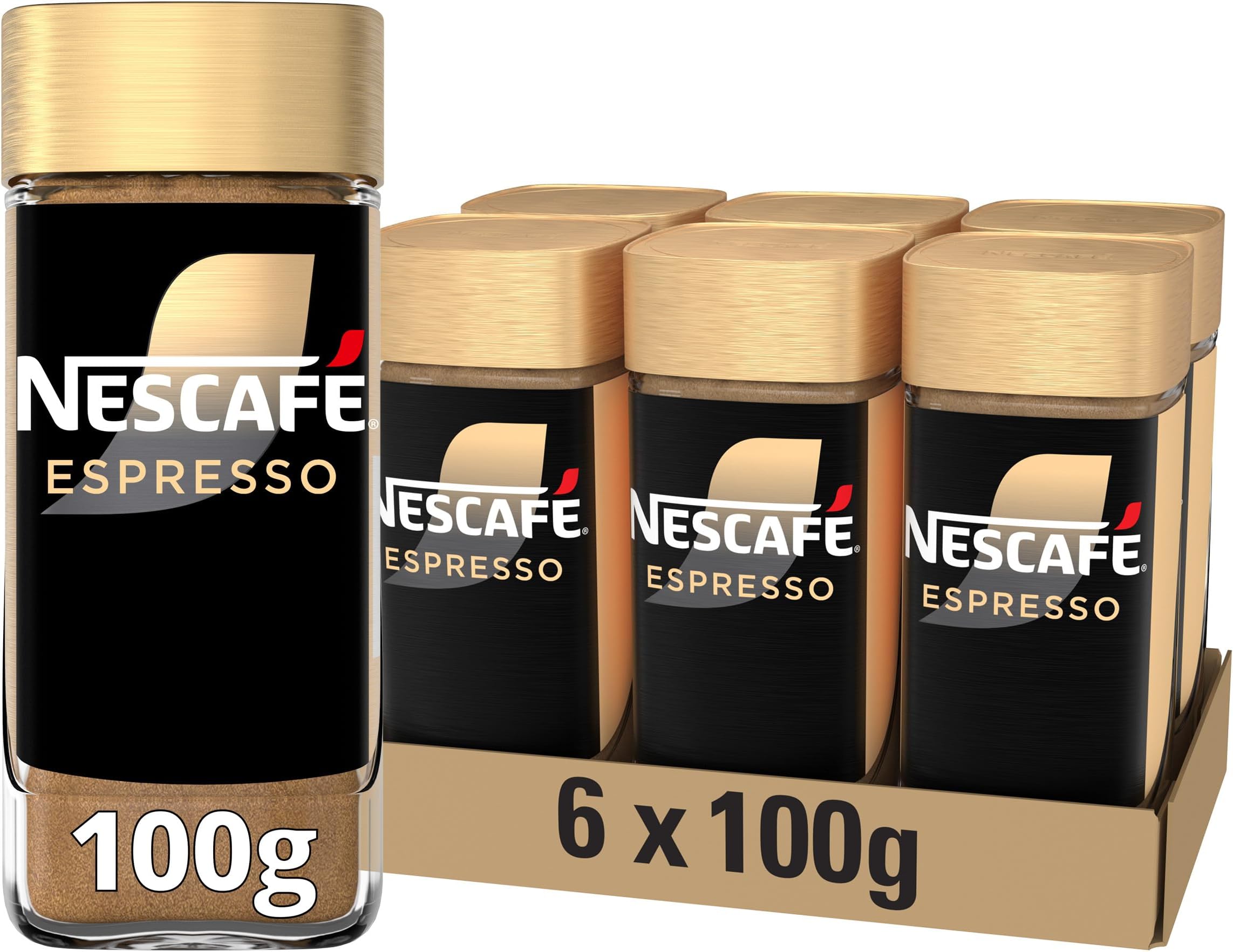 Nescafé Gold Typ ESPRESSO, 6er Pack (6 x 100 g)