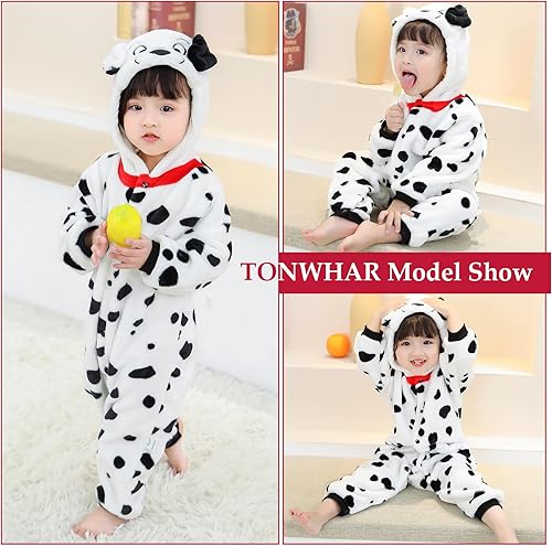 Miniatura 80 de TONWHAR Disfraz unisex de Halloween de animales para bebé y niño pequeño para otoño e invierno