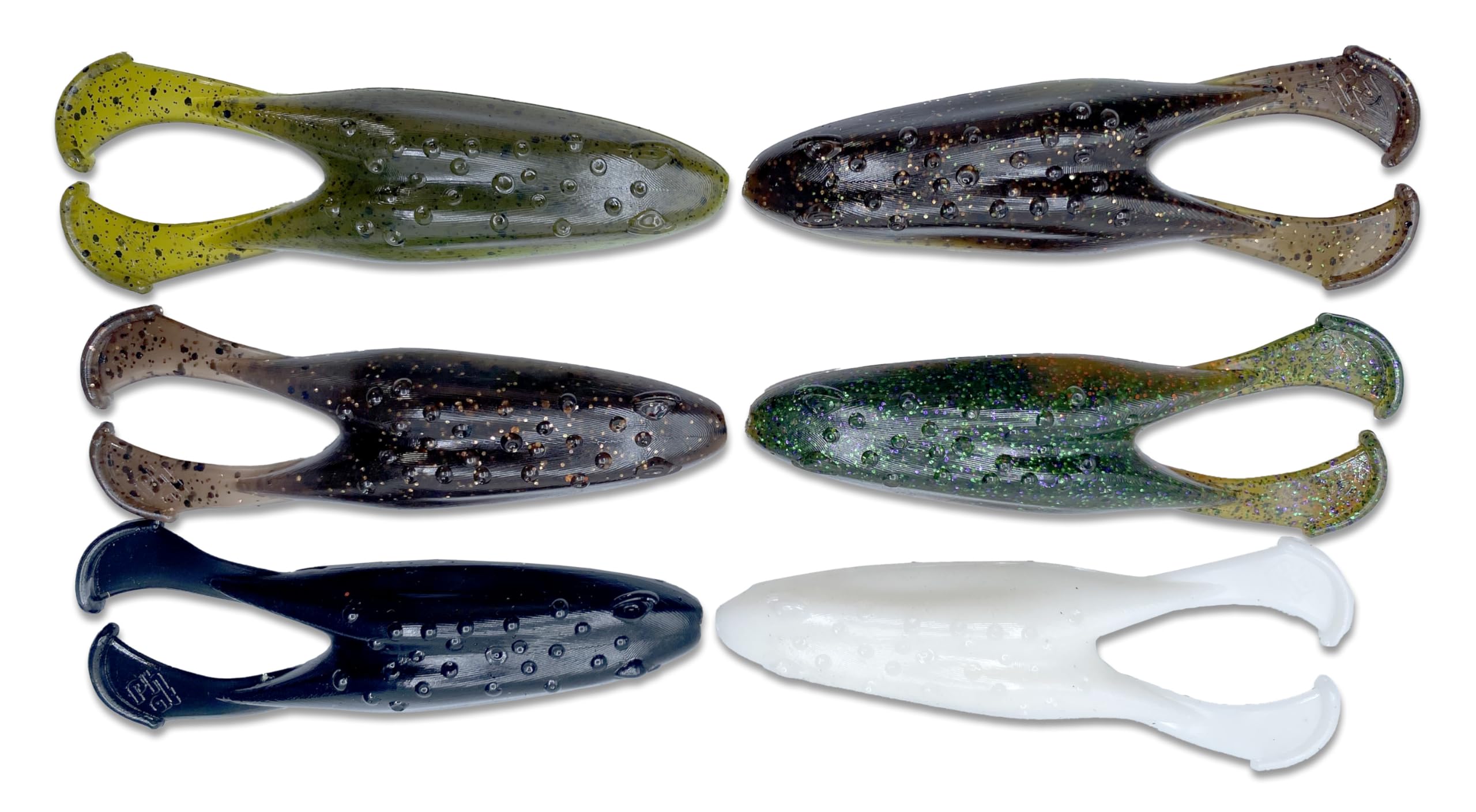 Phat Pak Baits - Skipper Toad Jr Zoom Horny Toad Style Soft Plastic Frog 3.5" 15ct Top Water Bass Fishing Lure