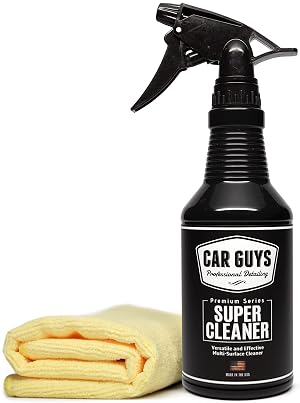 CAR GUYS Super Cleaner Effective Car Interior Cleaner Leather Car Seat Cleaner Stain Remover for Carpet Upholstery Fabric