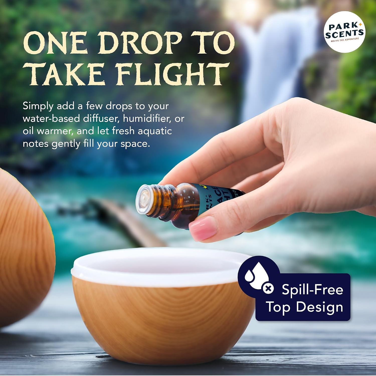 Park Scents Passage Flight Fragrance Oil – Theme Park Scented Essential Oils for Diffusers with Citrus, Dewy Greens, Clover, Aloe, Florals – Made in USA, Vegan Home Aromatherapy Gifts for Women (10ml)