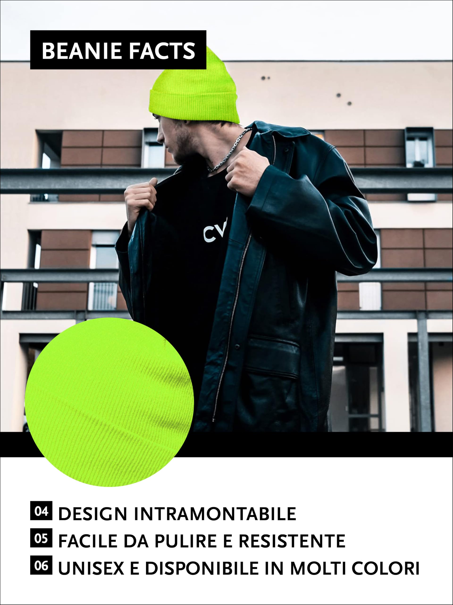 DonDon Berretto Uomo Berretto Donna Beretto Invernale Beanie Design Classico