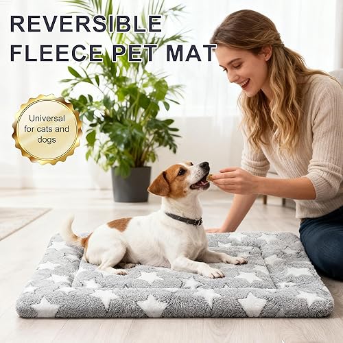 Miniatura 4 de Tapete de cama para perro, almohadillas reversibles para perros pequeñosmedianosgrandes y gatos que duermen, portátil y suave, almohadilla para cama