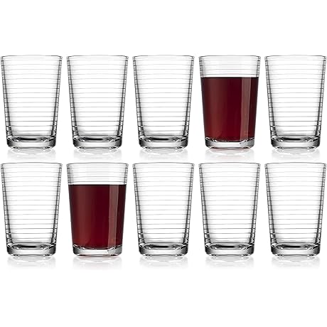Glaver Juice Glasses - The Perfect 6 oz Glasses for Any Occasion