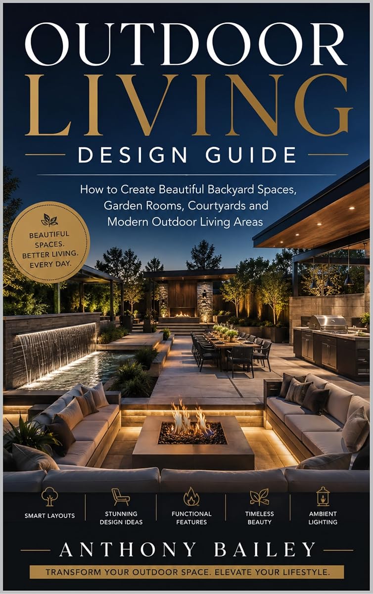 Outdoor Living Design Guide: How to Create Beautiful Backyard Spaces, Garden Rooms, Courtyards and Modern Outdoor Living Areas