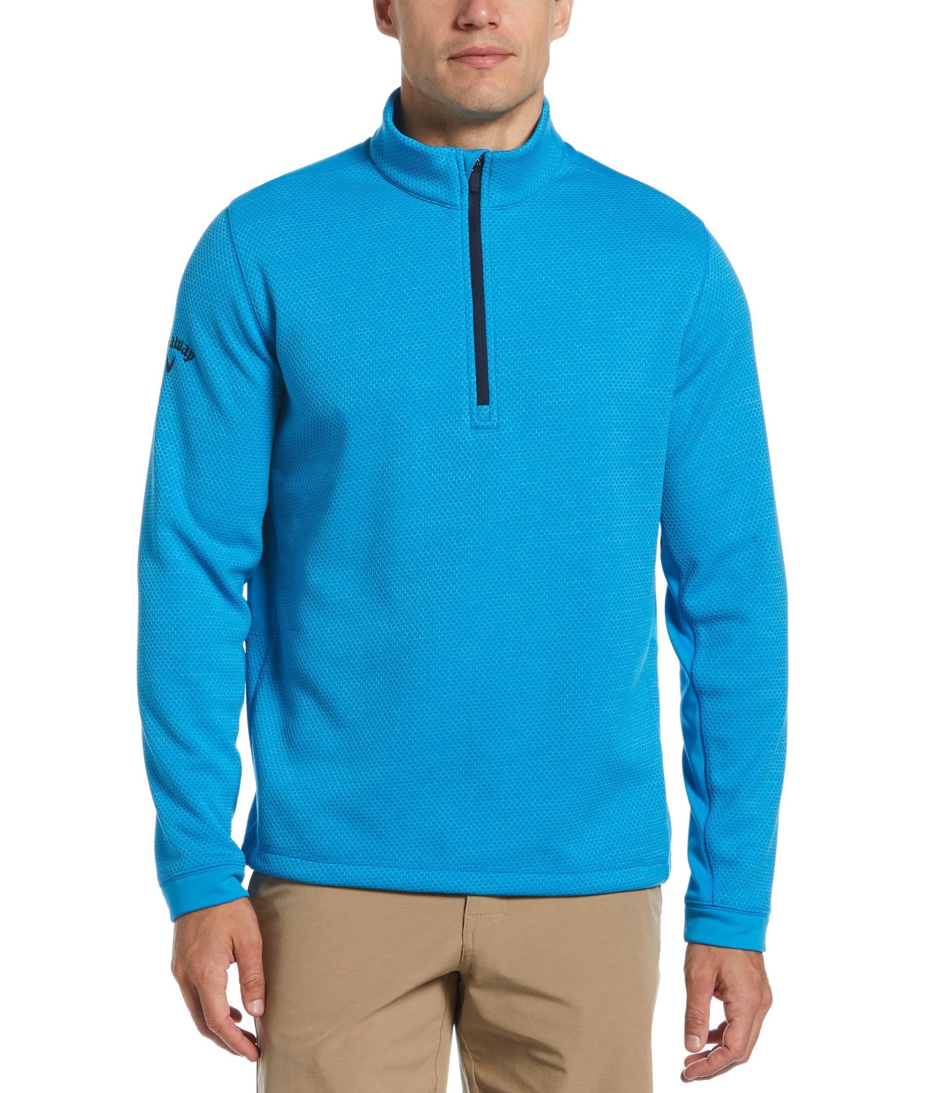 Amazon.com: Callaway Mens Midweight 1/4 Zip Hex Pullover Hawaiian