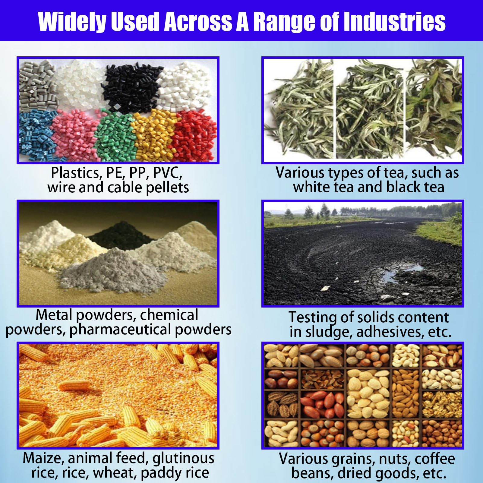 Medidor De Humedad, Analizador Inteligente De Humedad, Medidor De Humedad para Cereales con Pantalla TáCtil, 120 G/0,001 G, Alta PrecisióN 0.001g