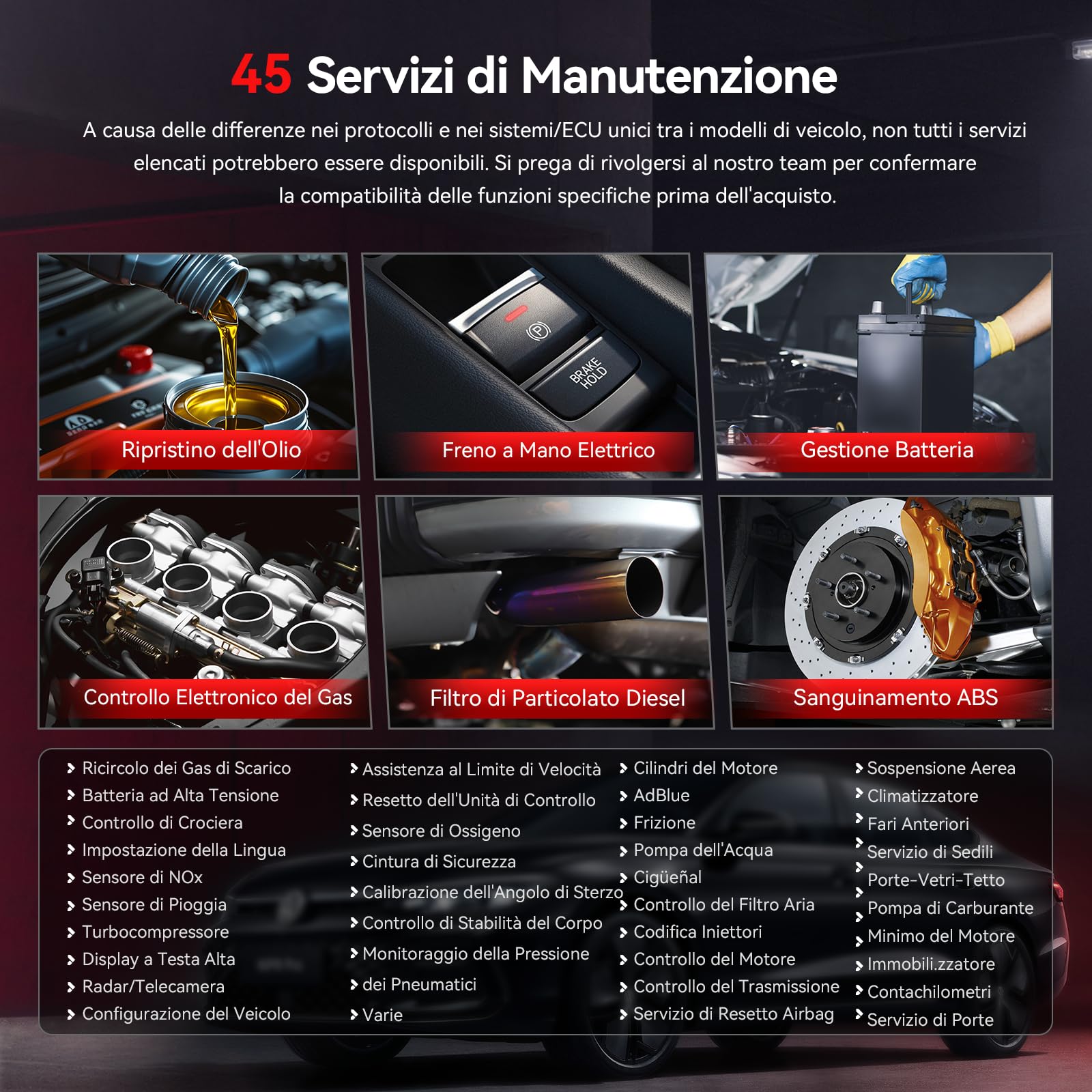 iCarsoft FR V3.0 OBD2 Auto Diagnostica per Marchi Francesi e Italiani, Diagnosi Auto Professionale in Italiano per Tutti i Sistemi, 45 Funzioni di Ripristino, Test Bidirezionale, Aggiornamento a Vita