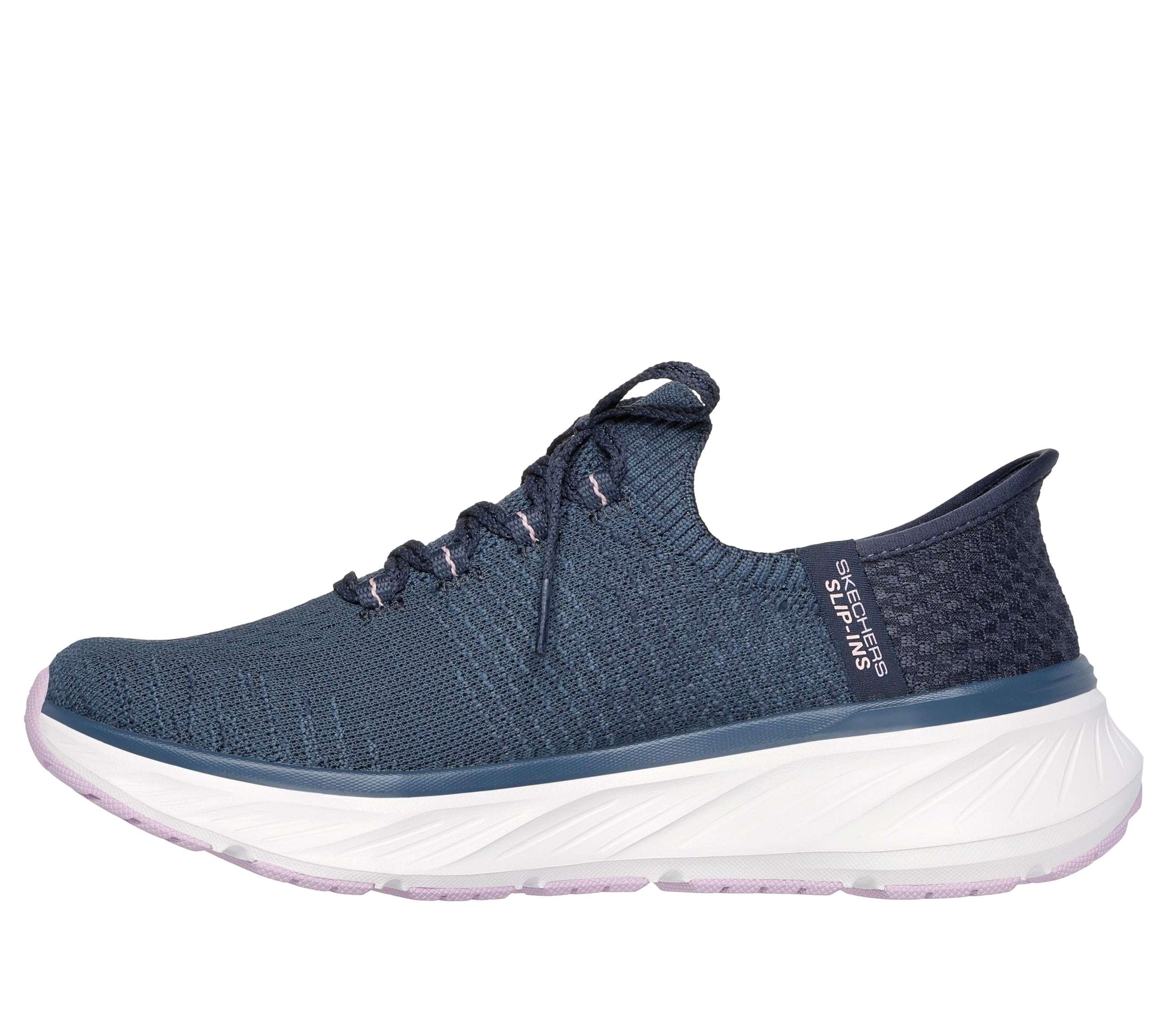 Skechers Women's Hands Free Slip-ins Edgeride Sneaker, Navy, 11 US