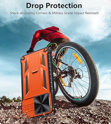 Miniatura 5 de FNTCASE Funda para iPhone 12 Pro-Max resistente protección de grado militar a prueba de caídas con soporte TPU resistente a prueba de golpes