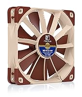 Vista 4 de Noctua NF-F12 5V, ventilador silencioso premium con cable adaptador de corriente USB, 3 pines, versión de 5 V (4.724 in, marrón)