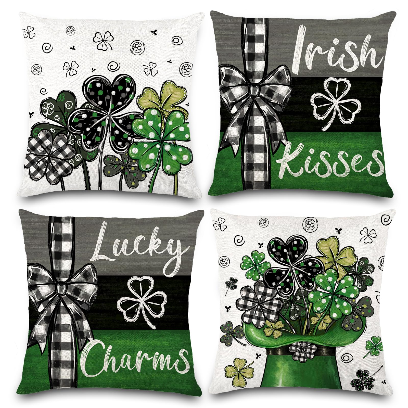 Housse de coussin Saint-Patrick pour canapé : créez un salon festif en famille