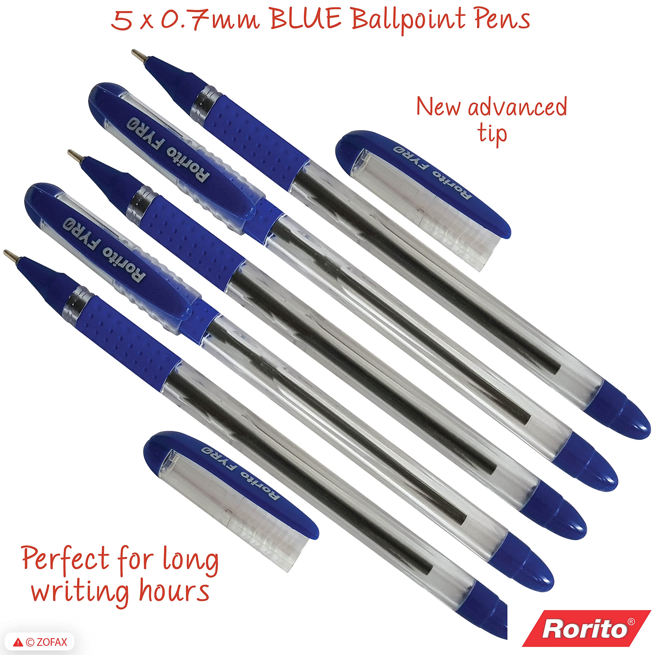Rorito X 7mm Tip Fyro Blue Ballpoint Pens Desertcart Seychelles