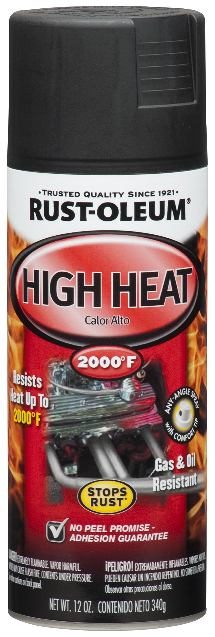 rustoleum flat black high heat paint
