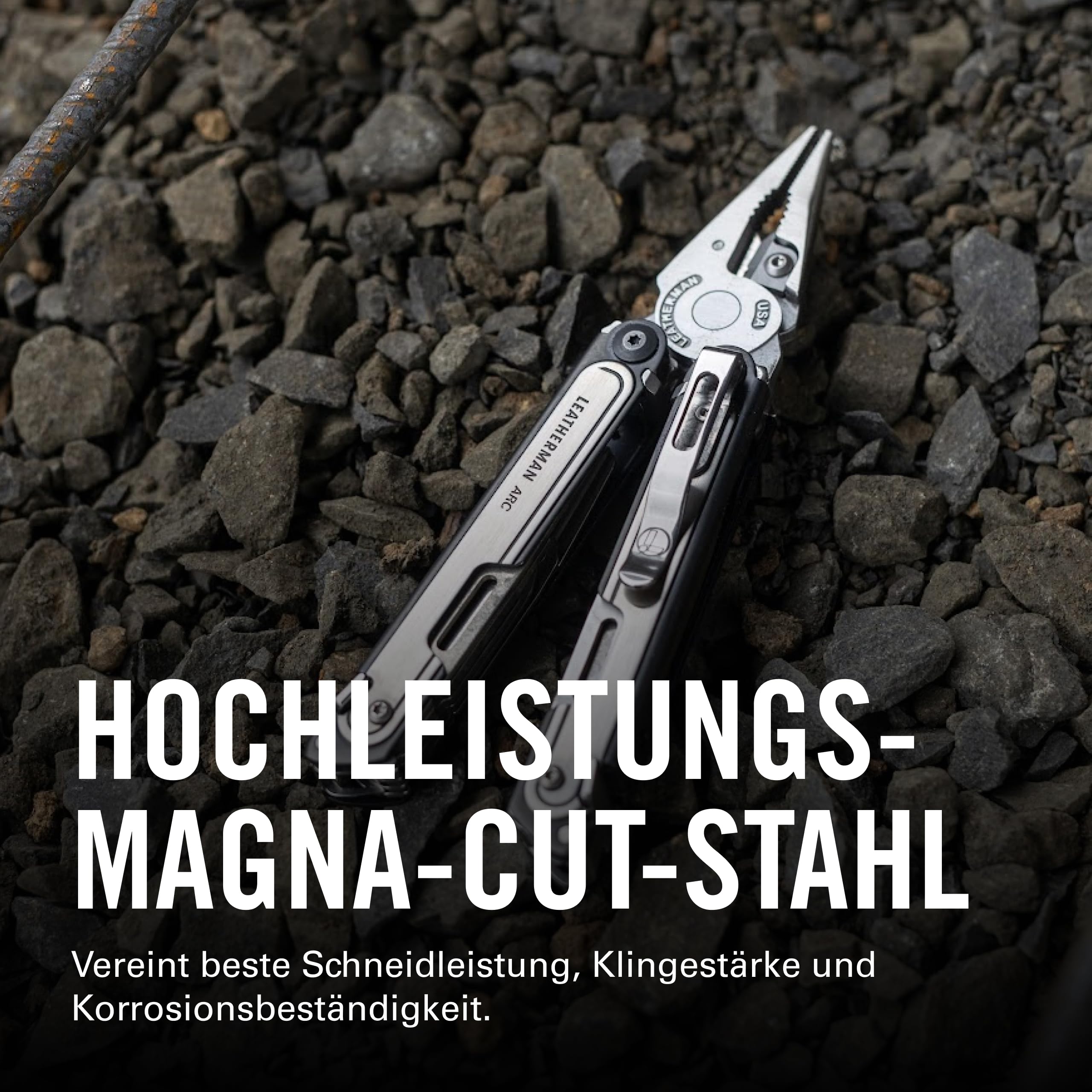 Leatherman ARC Multi-Tool - 20 Outdoor-Tools mit MagnaCut-Stahlklinge und Bit-Set