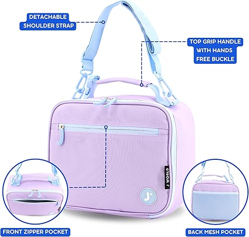 Miniatura 2 de Bolsa para almuerzo J World New York Cody Púrpura,Frambuesa azul,Blanco azul,Manzana flotante,marino,Estrella hinchada,Púrpura Galaxy,Rosa (Block