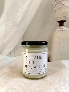 Generic Jackpot Candle Bride 2 Be Candle, Engagement Gift for Her, Bachelorette Party Gift, Bridal Shower Gift, Soy Wax Candles, Scented Soy Candle, Home Decor Candle, Cream, VCD0UH78PT