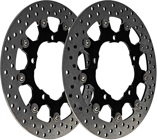 NICHE Juego de rotor de freno delantero para Suzuki Vstrom 1000 650 Katana 650 GSXS750 GSX1250FA 59210-31J00 59210-44G11