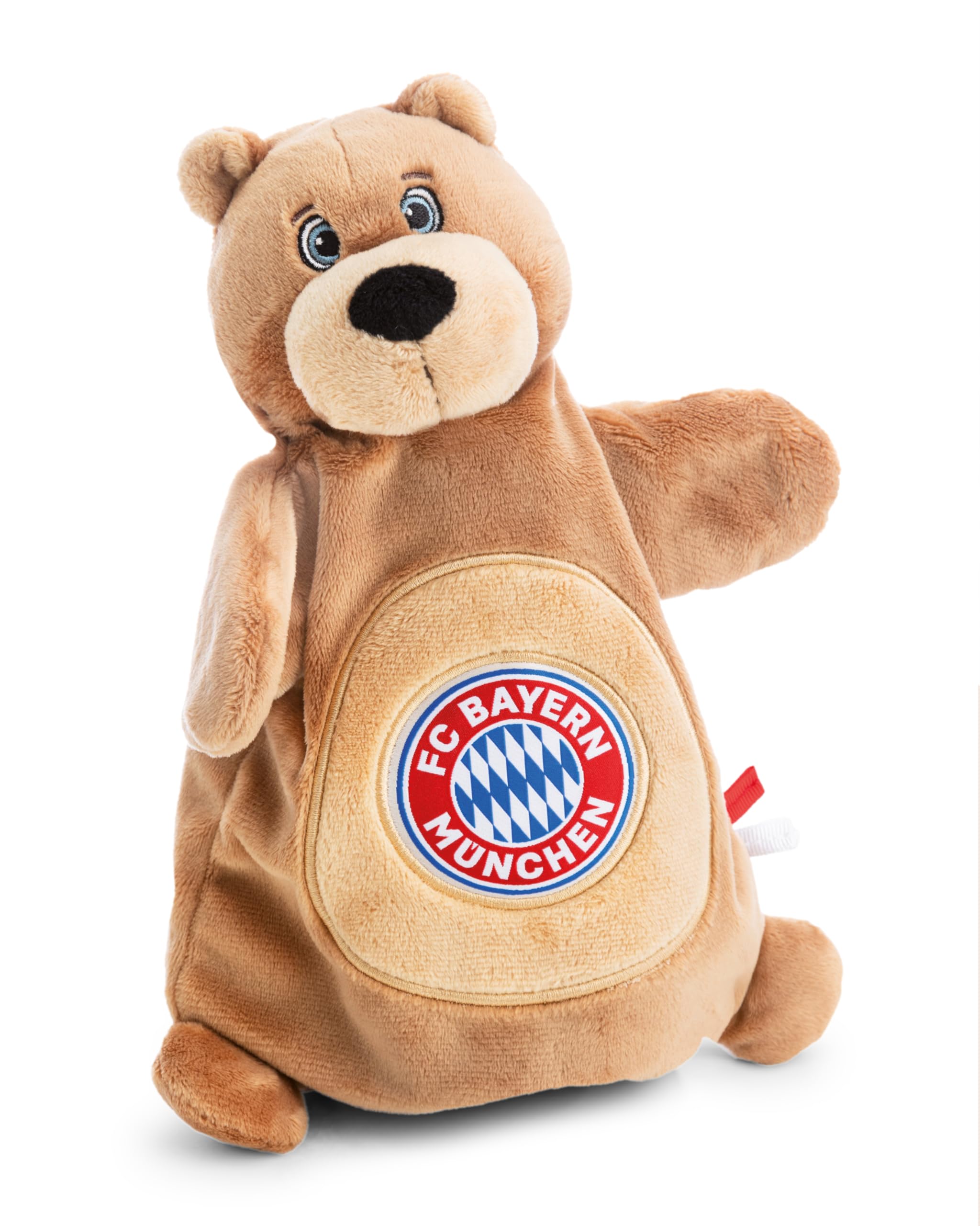 NICI FC BAYERN MÜNCHEN Berni Hand Puppet 2-in-1, 26 x 25 cm, Brown - 63175