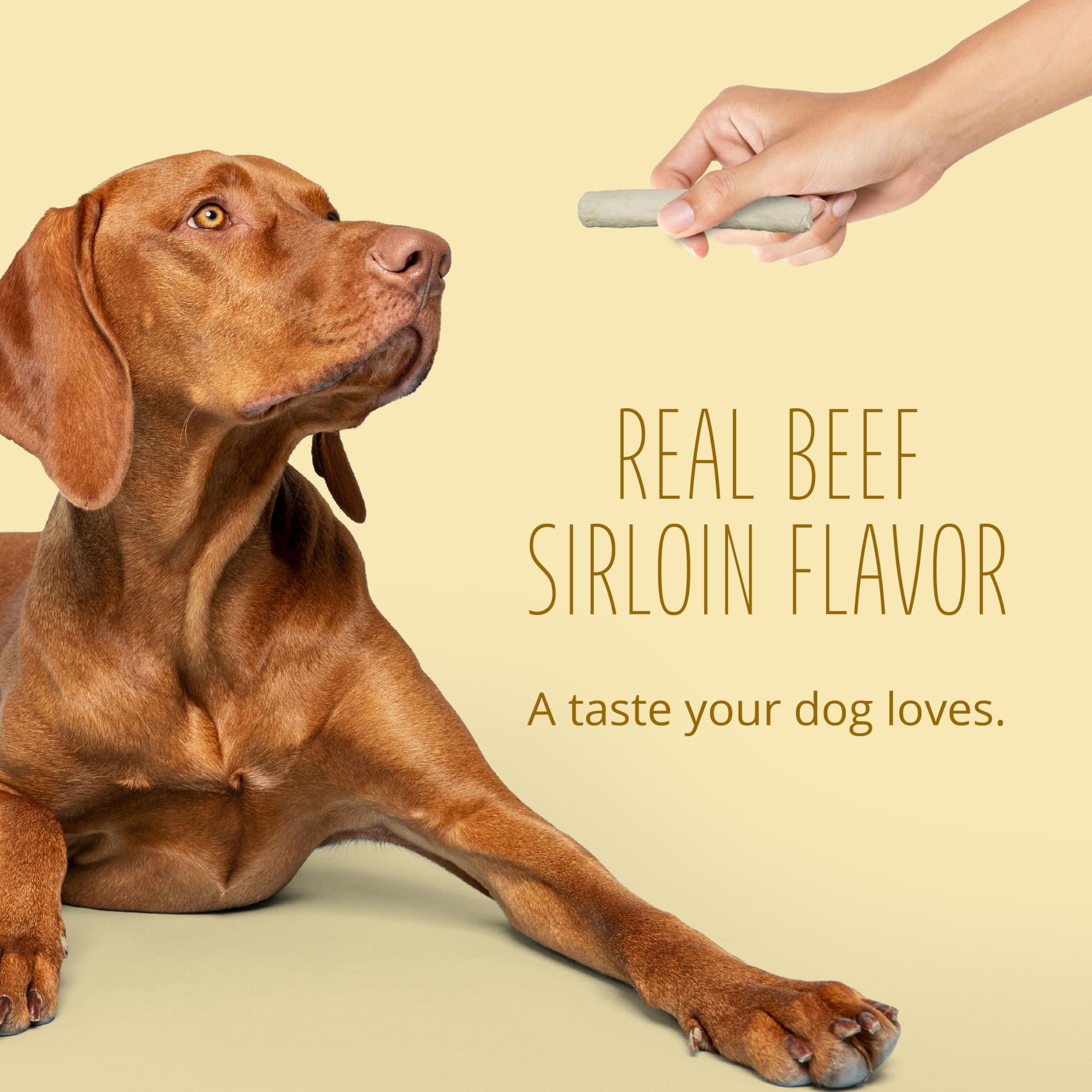 Better Belly Hoch verdauliche Kaurolle aus Rohleder, verwöhnen Sie Ihren Hund mit einem Kauen ohne künstliche Farben oder Aromen