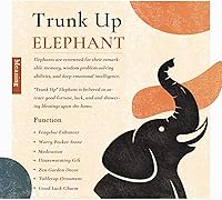 Vista 2 de Mookaitedecor - Figura decorativa de cristal de elefante, 1.5 pulgadas