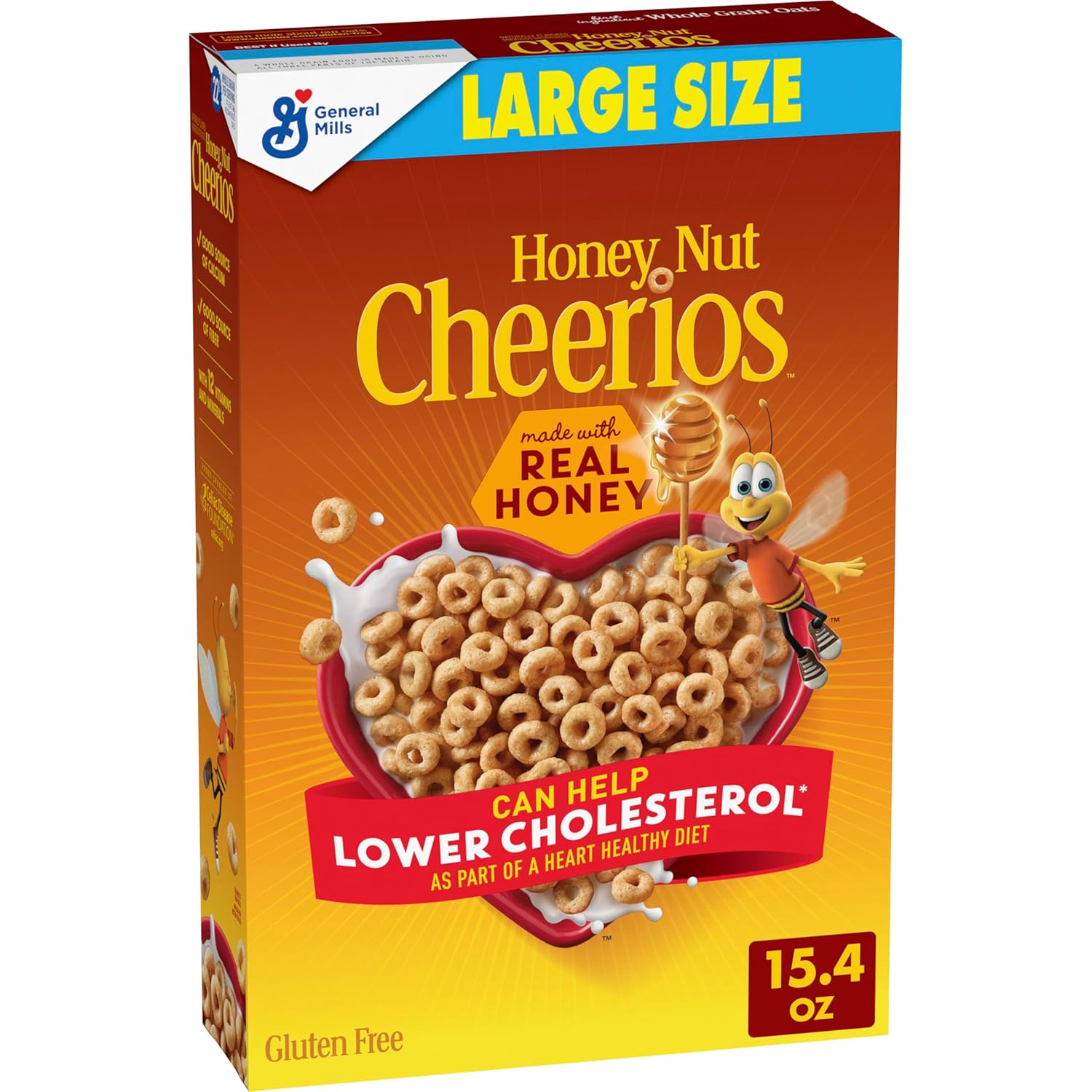 15.4-Oz Honey Nut Cheerios Cereal w/ S&S