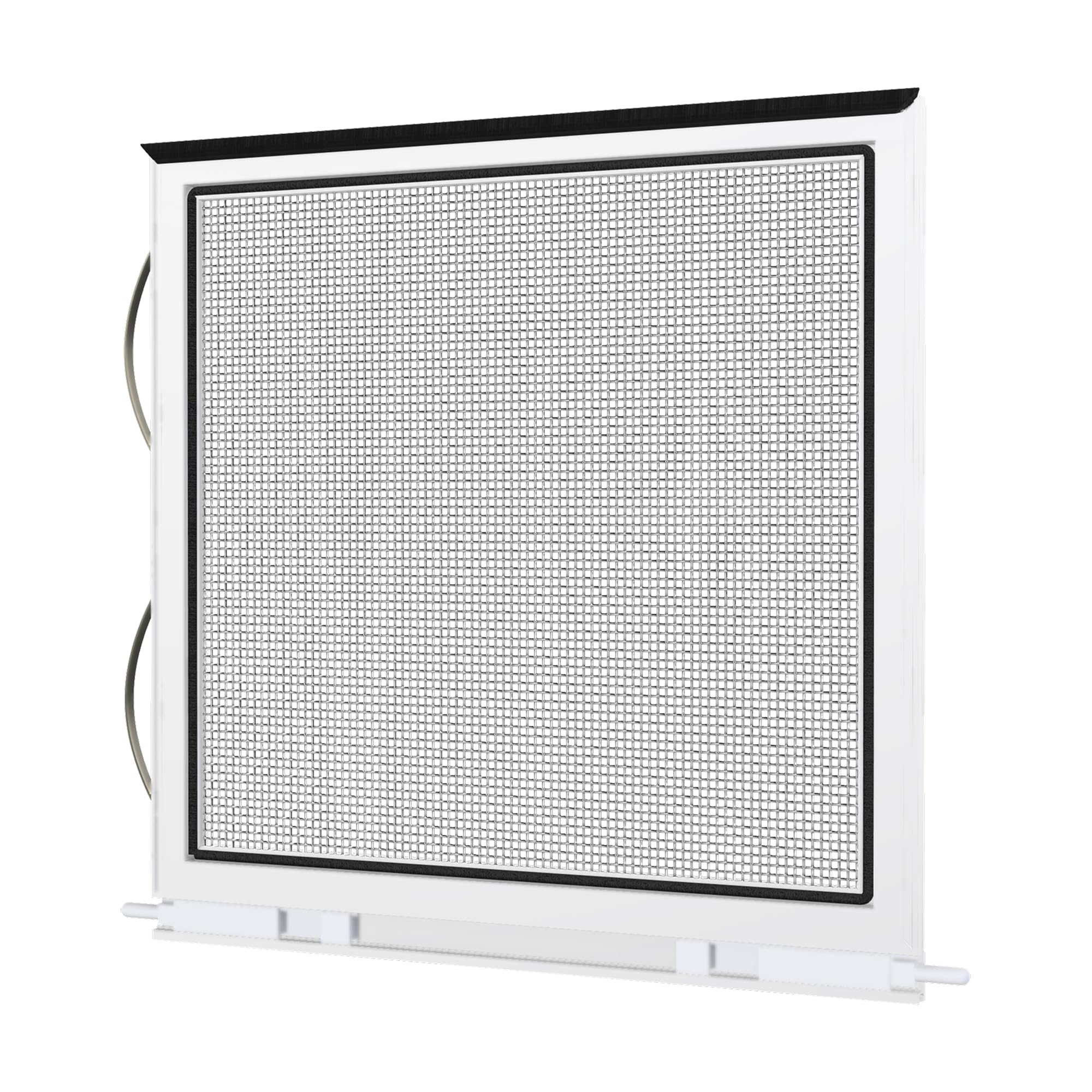 Double Hung Half Screen with Latches (DH3) No Rattling & Warping in Your Window Frame, Available in 5 Colors with Premium Mesh Options, Built to Custom Measurements for Easy Installation and Removal