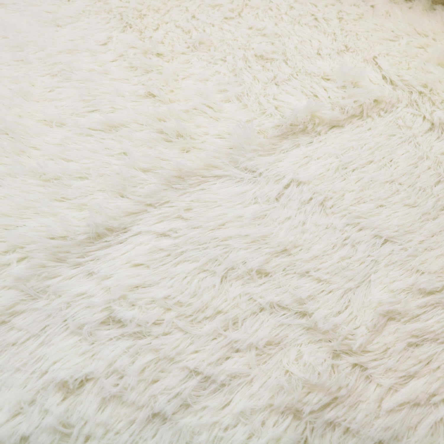 GIBZ Soft Fluffy Round Rugs for Kids Room, Shaggy Non Slip Modern Carpet for Girls Boys Bedroom, Dorm, Living Home Decor, 3.3'x3.3', Purple