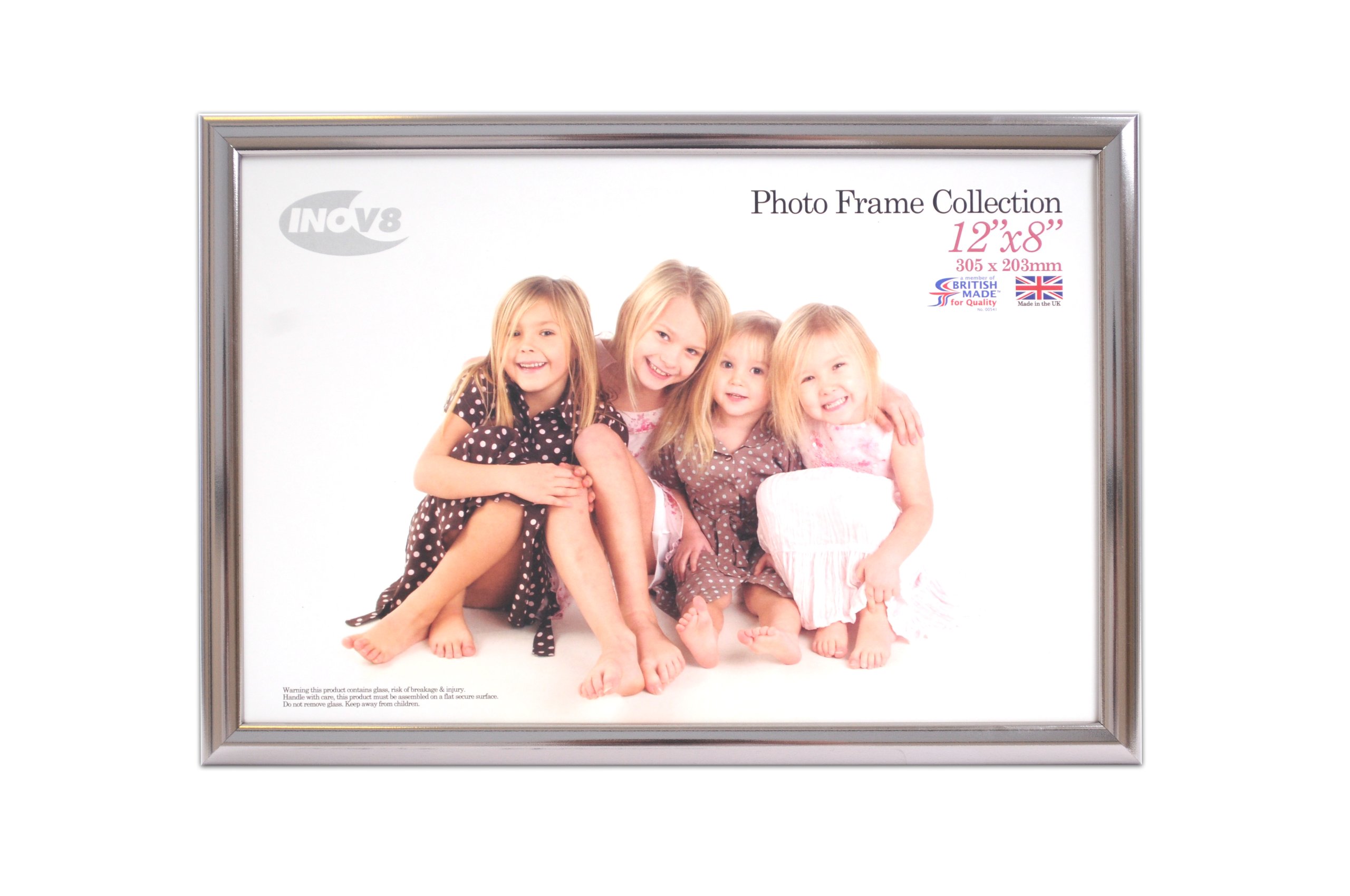 Inov8 Framing PFVS-VCHR-128 Frames, Aluminium, Chrome, 12 x 8 inch