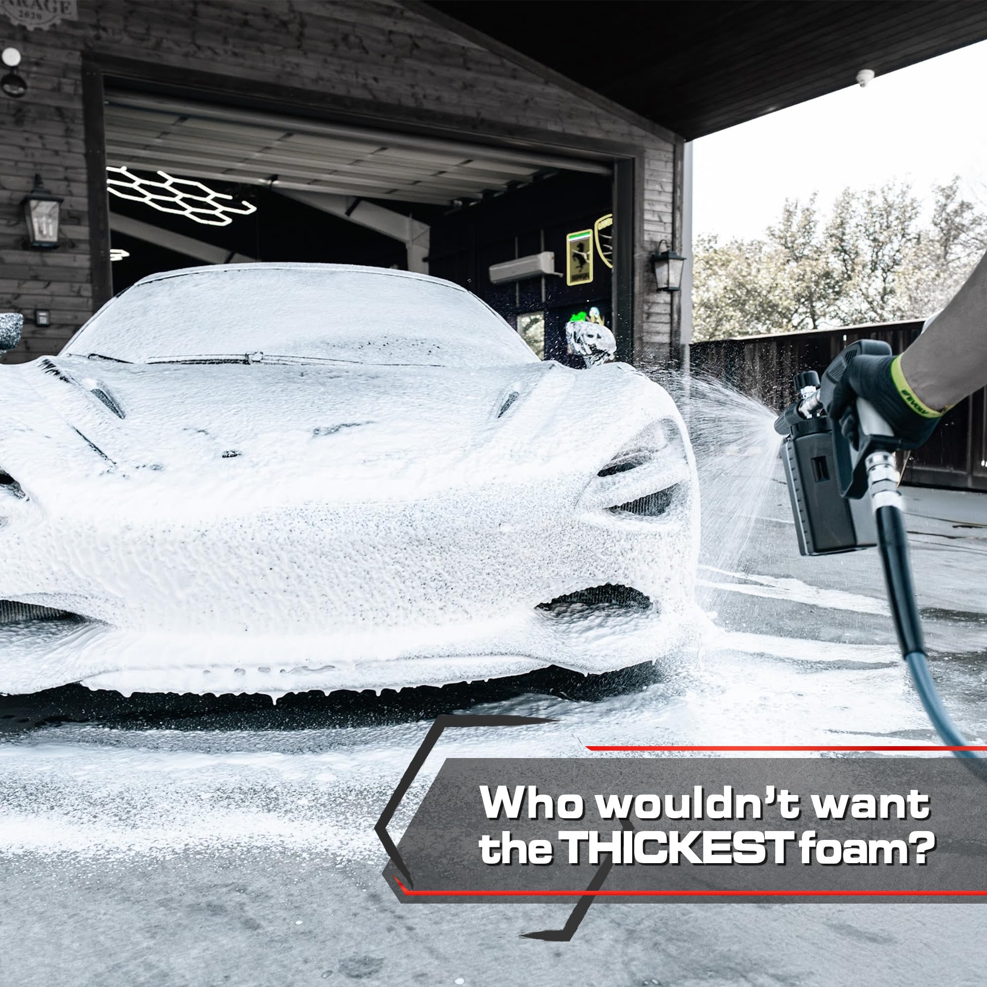 Blackline Automotive Extreme Foaming Car Shampoo - Extreme Ultra Foam Perfect for Ceramic Coatings - Compatible with Foam Cannon for Pressure Washer (16o Fl Oz, Cotton Candy)