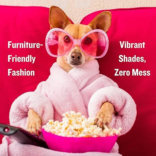 Miniatura 9 de Tinte para el pelo de perro, 12 colores seguro para perros, tinte para perros no tóxico y temporal. Tinte para el pelo de mascotas para perros uso