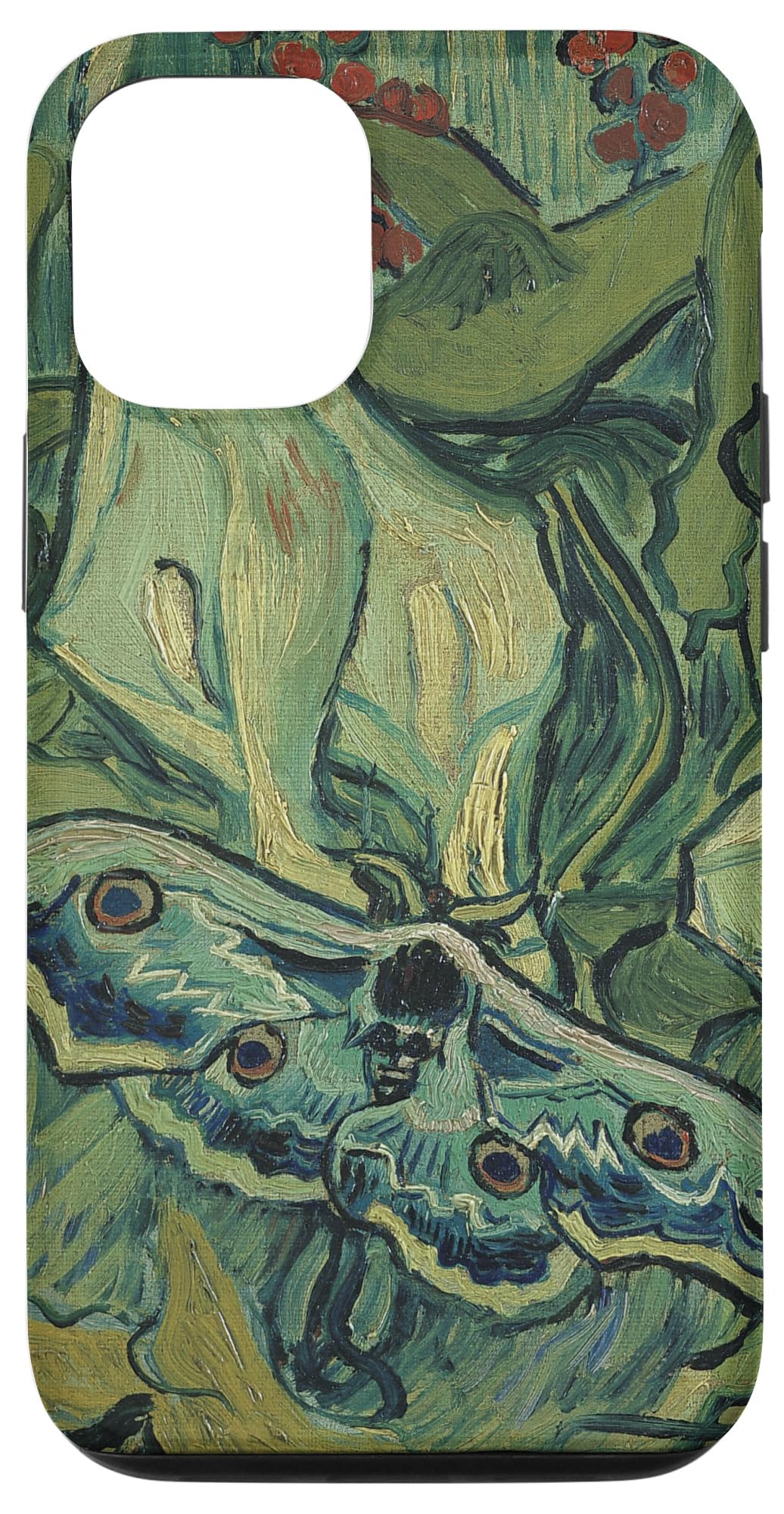 iPhone 12/12 Pro Great Peacock Moth by Vincent van Gogh, Insect in a Garden Case