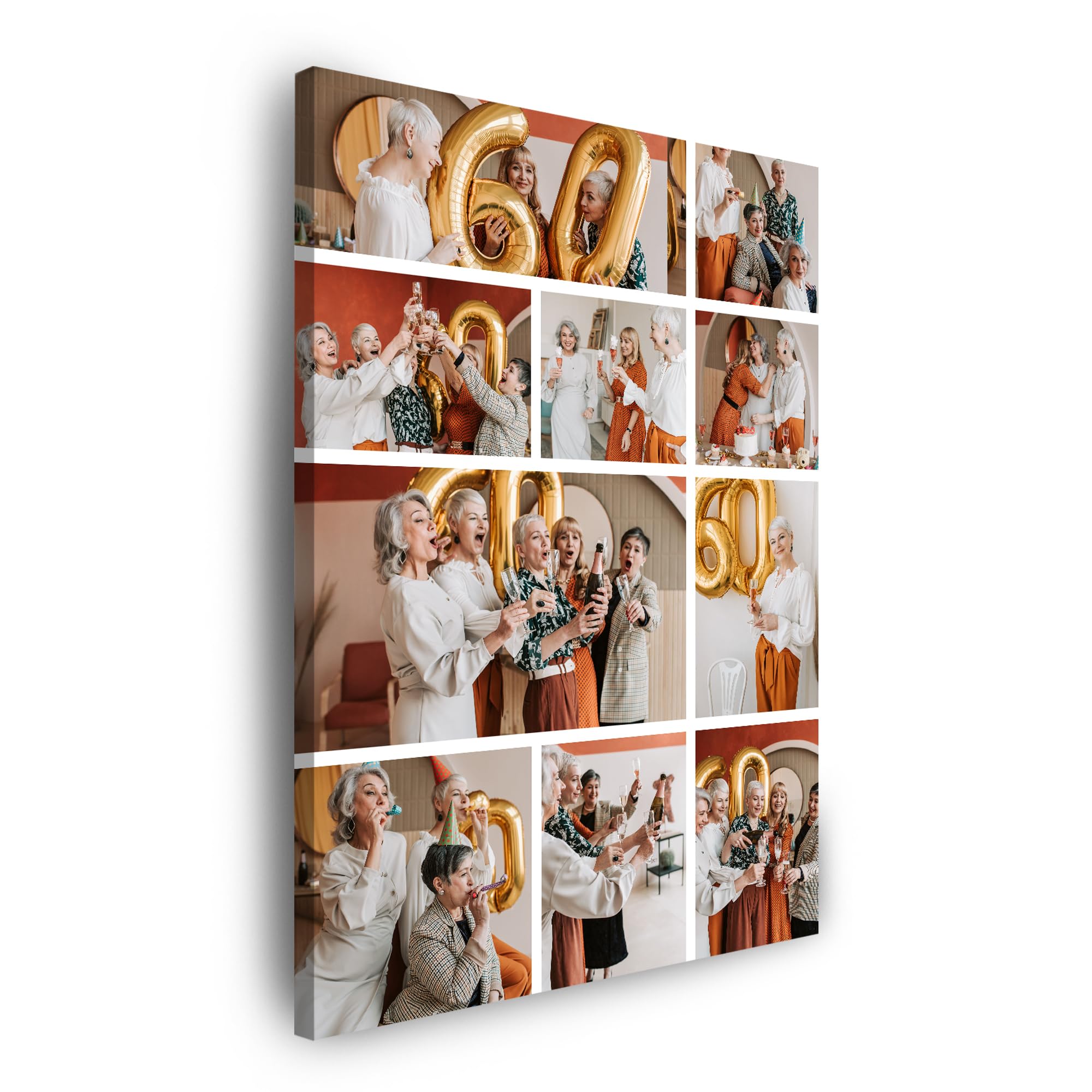 GP TONER Lienzo Personalizado Lienzo Personalizado con tu Foto vertical Lienzo impreso sobre bastidor lienzos Decorativos tamaño 50x70 cm Collage de fotos