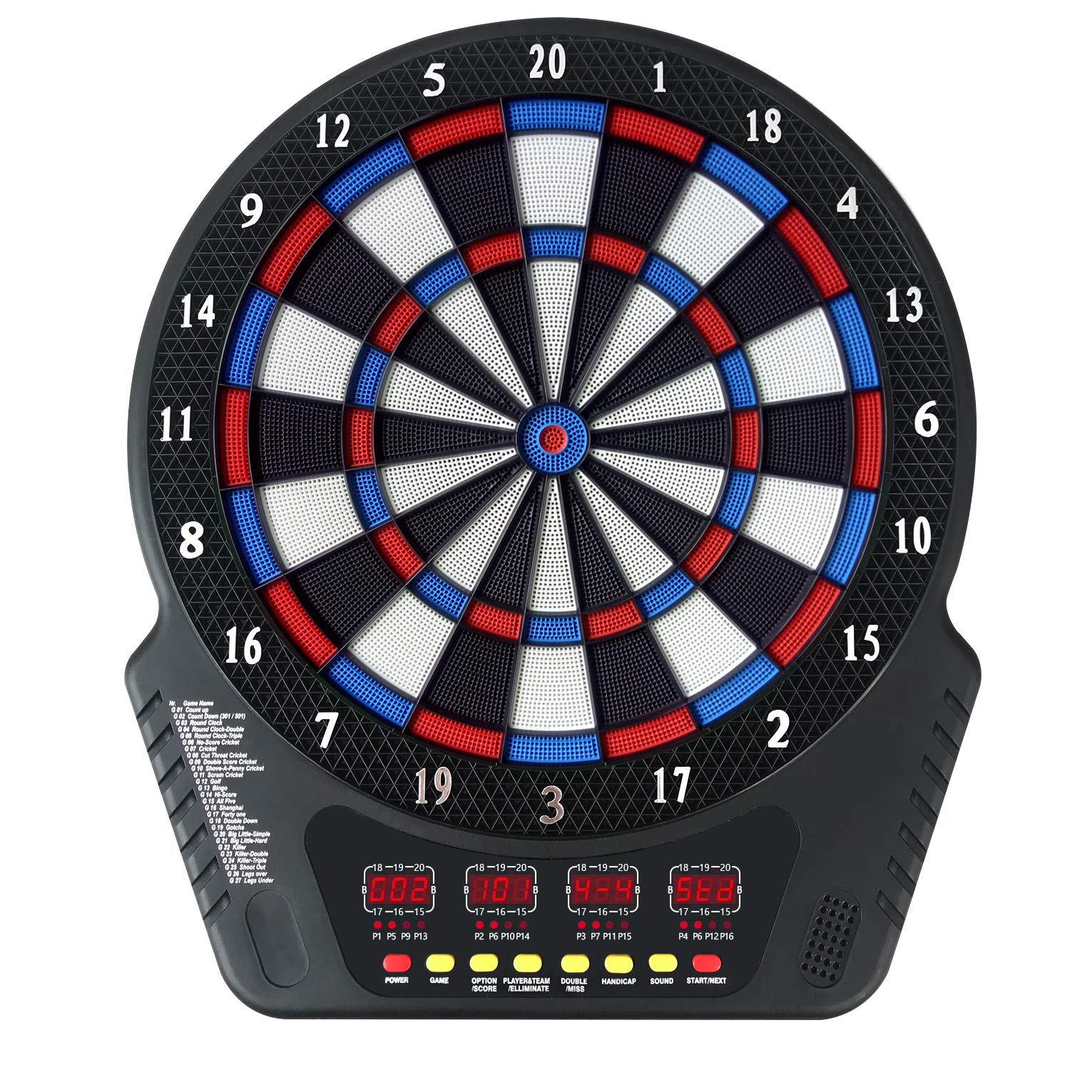 Jeu De Fléchettes électronique Ausla – écran LCD, 6 Fléchettes Plastique, 31.5x43cm, Piles AA, Pour Fêtes Et Bars