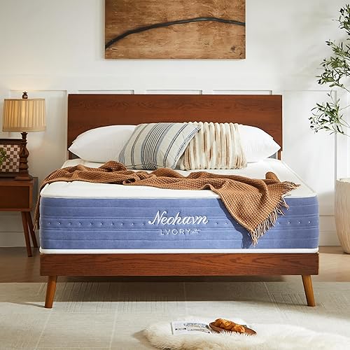 Vista 2 de Colchón individual XL, colchón híbrido de espuma viscoelástica de gel refrescante de 12 pulgadas para un sueño nocturno fresco, soporte Ergo de 5