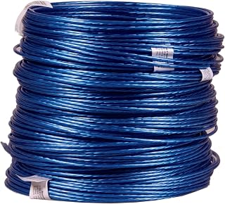 Hillman 123188 Galvanized Plastic Coated Clothesline, Blue