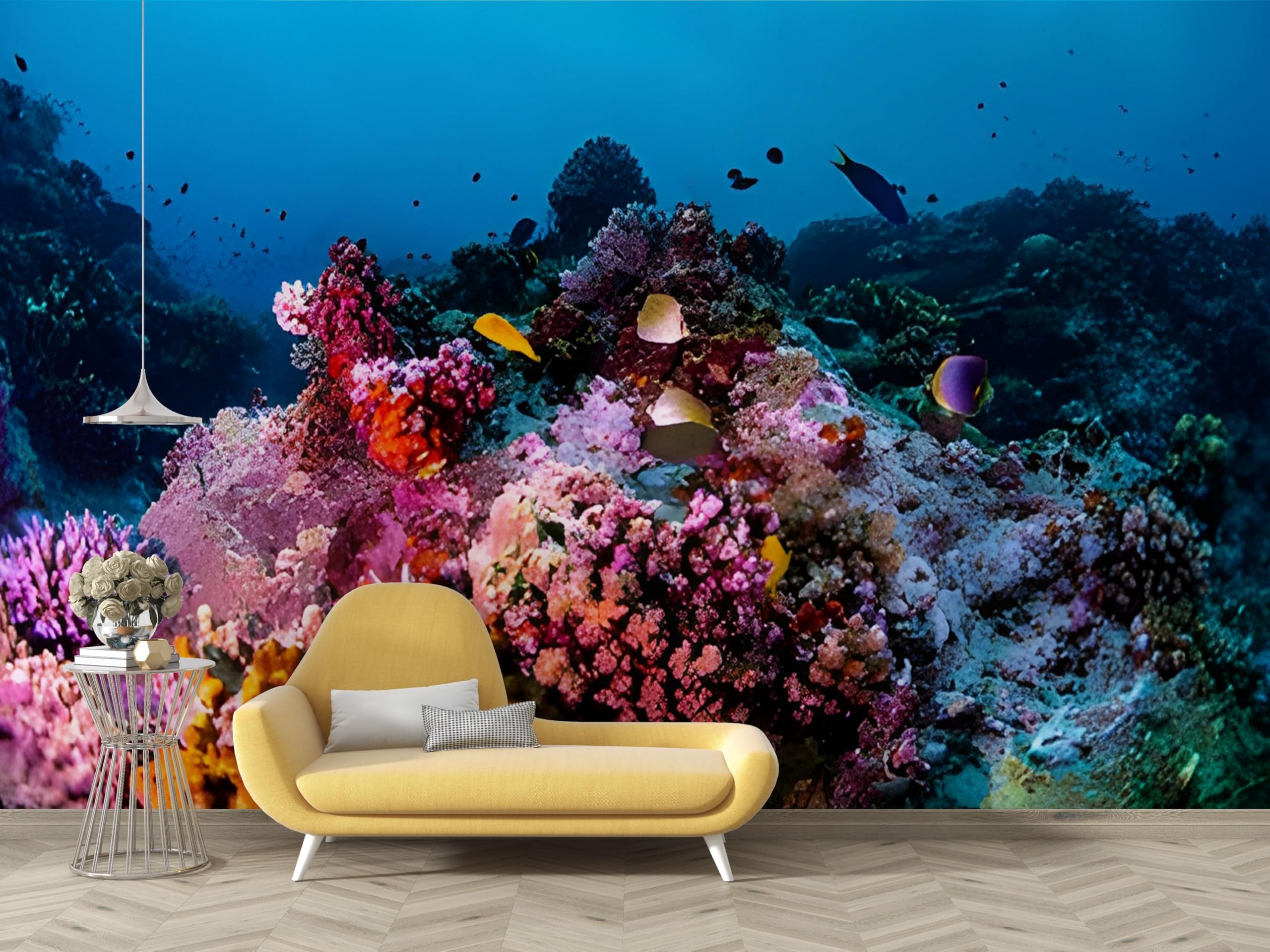 Papier peint paysages de mer deco murale salon grand poster autocollant panoramique effet 3D B20