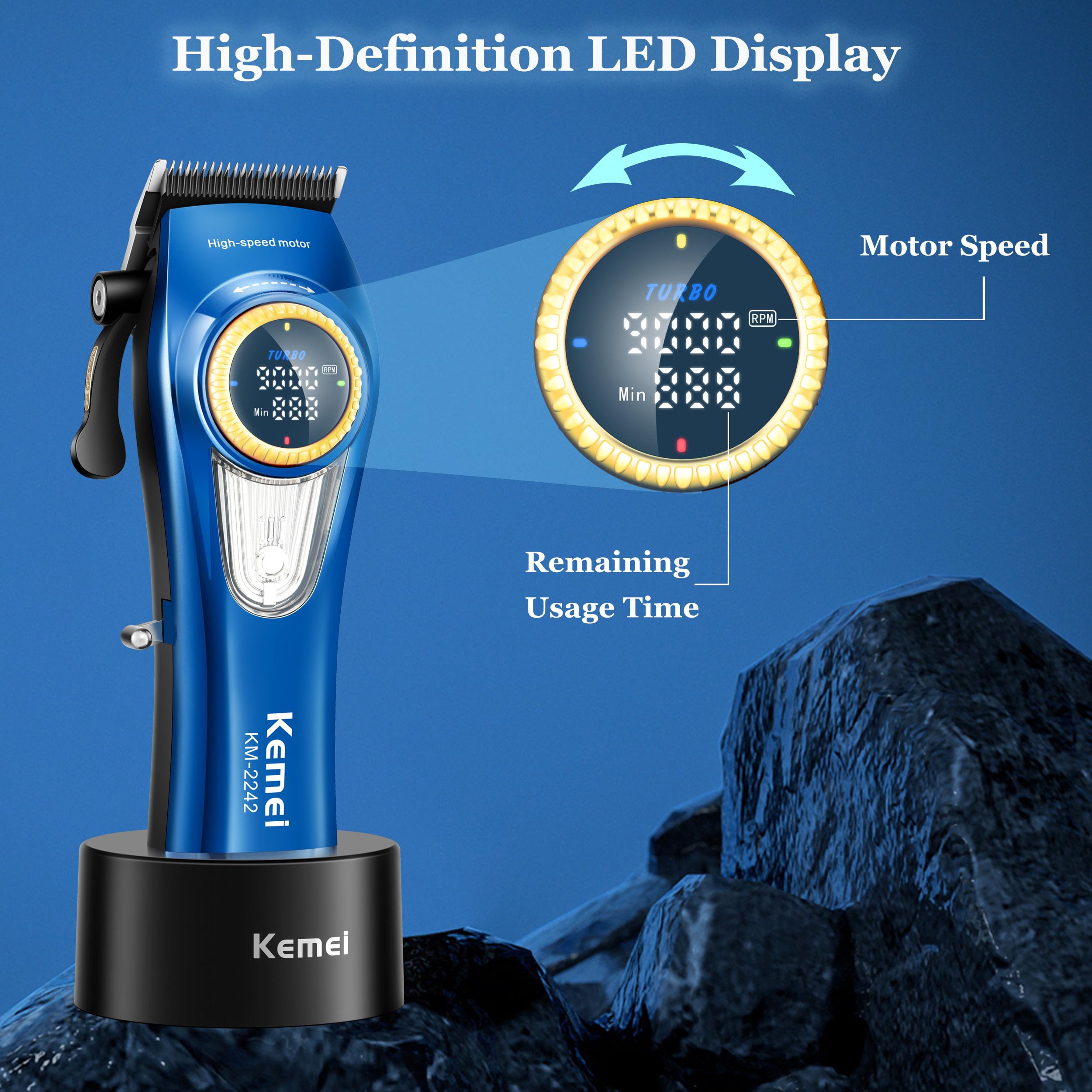 Amazon.com: KEMEI Professional Hair Clippers for Men, Cordless