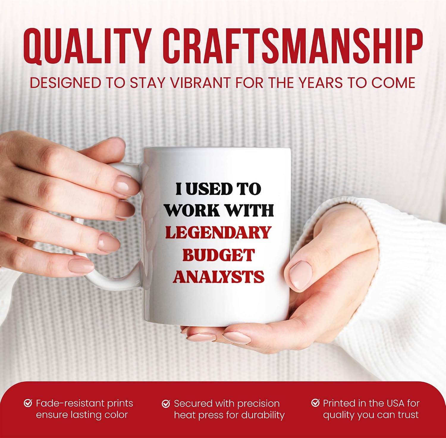 Retired Budget Analyst Mug - Financial Planner Coffee Cup - Manager Funny Gift From Team - Fiscal Advisor Tea Mugs - Expert Cups - 11 Oz Ceramic Gifts For Retiree, Birthday, Him, Her, Christmas image 5