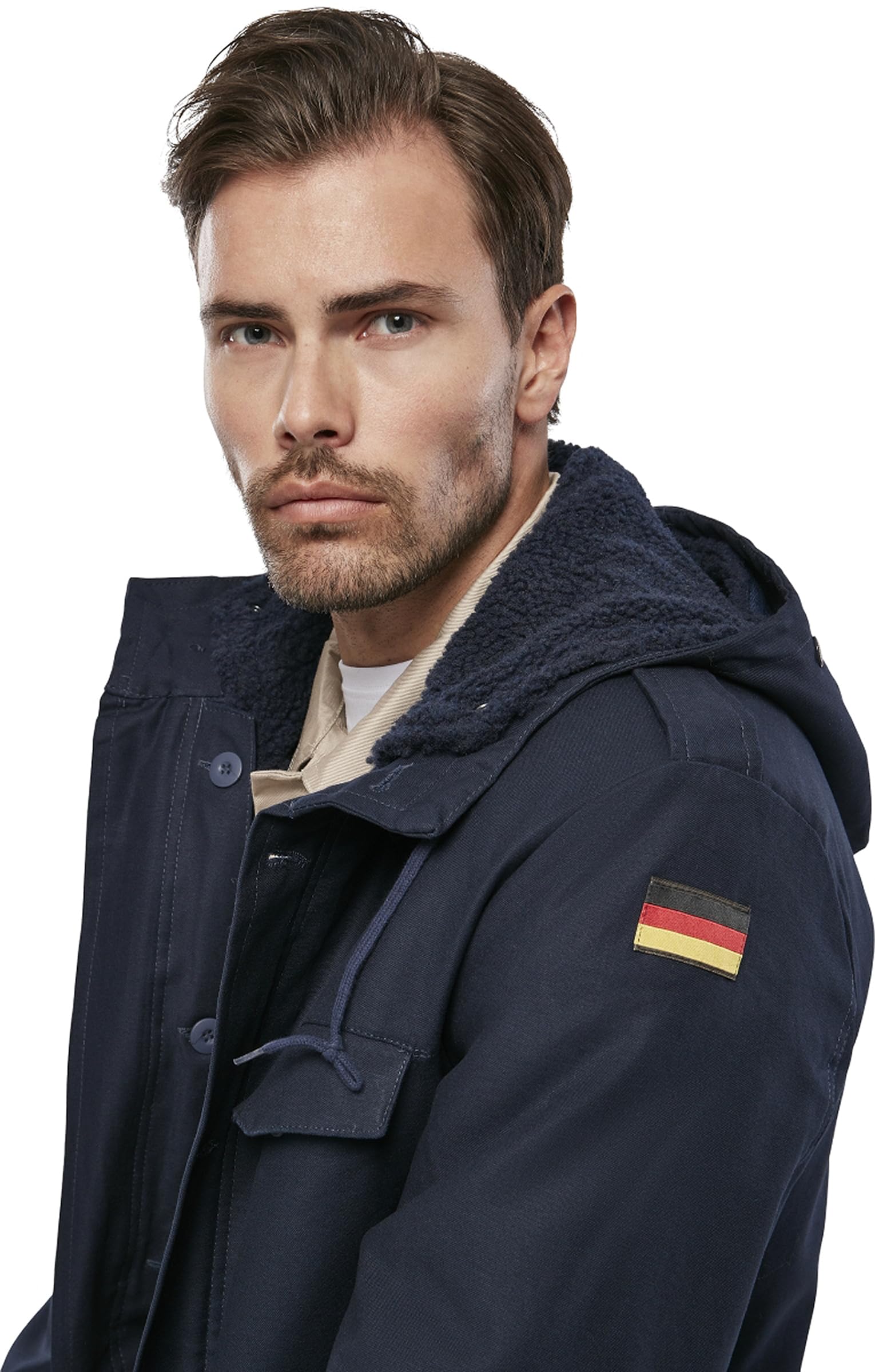 Brandit BW Parka Flag, rozmiar od 46 do 64, grantowy, 6XL
