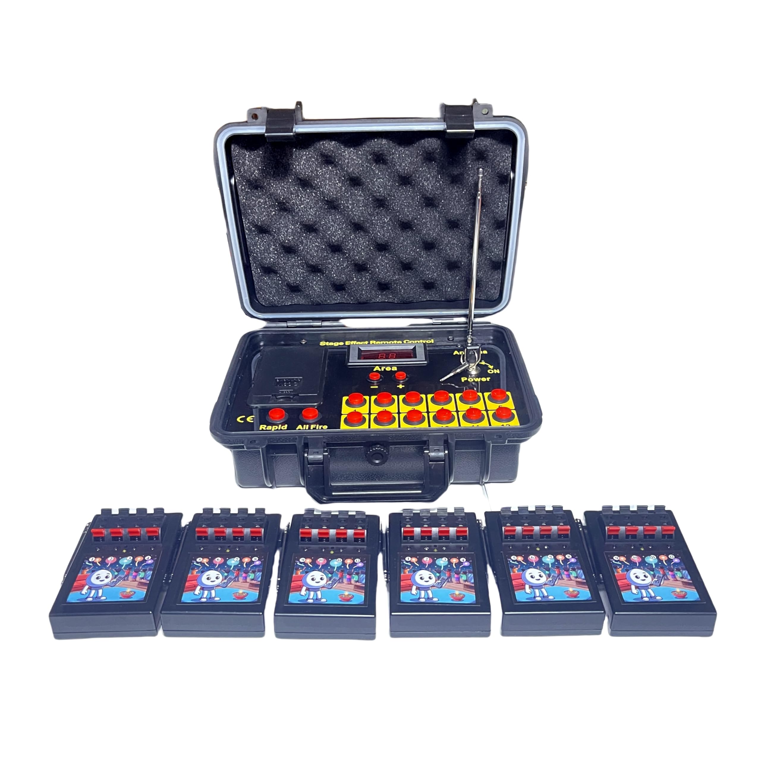 24 CUE Remote Stage Lighting Effects