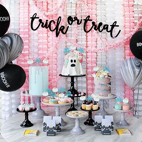Miniatura 13 de 24 piezas de calabaza Oh Baby Cupcake Toppers Glitter Heart Feet Baby Shower Cupcake Picks para otoño, Acción de Gracias, tema de otoño, baby