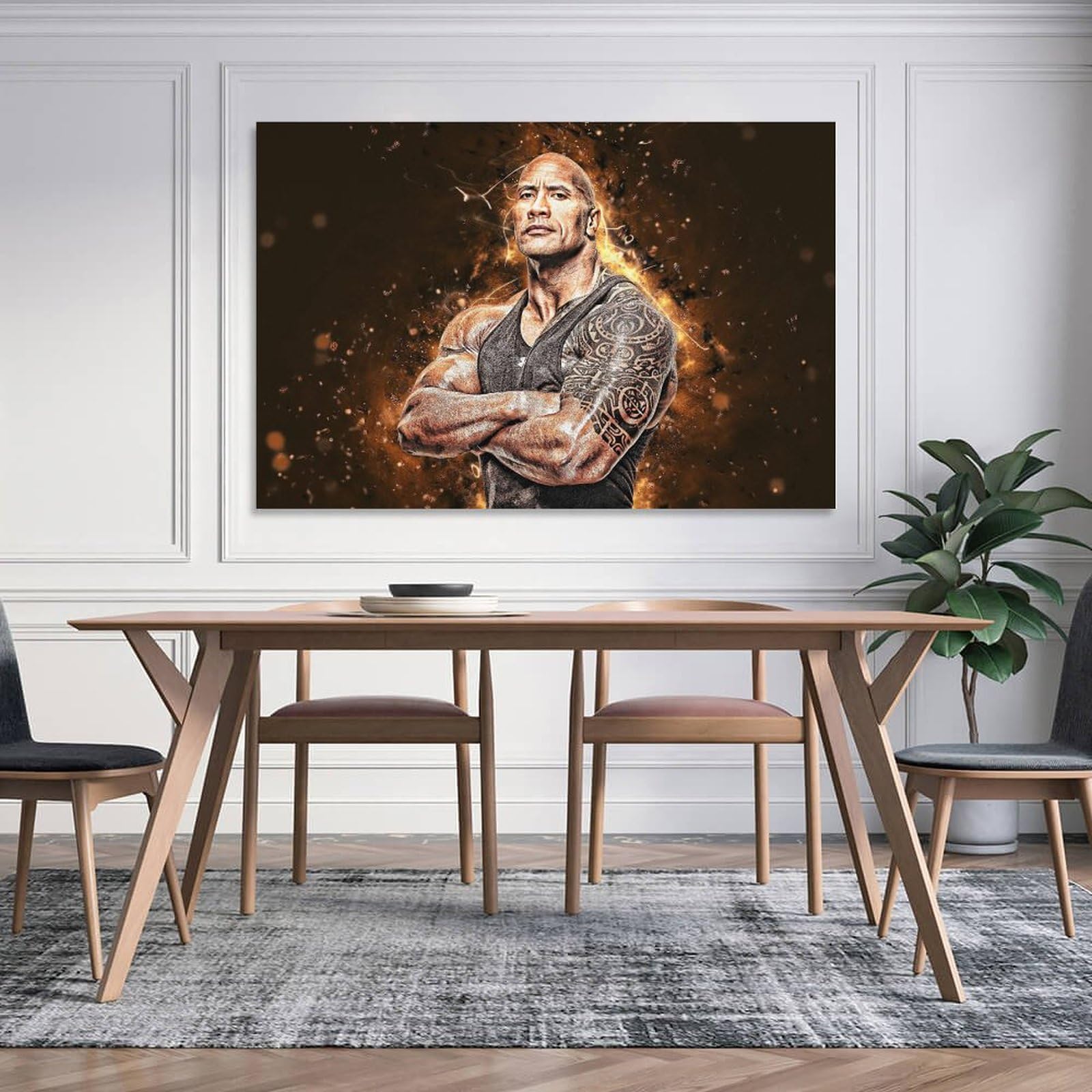 Amazon.co.jp: Dwayne Johnson ドウェイン・ジョンソン ポスター (1