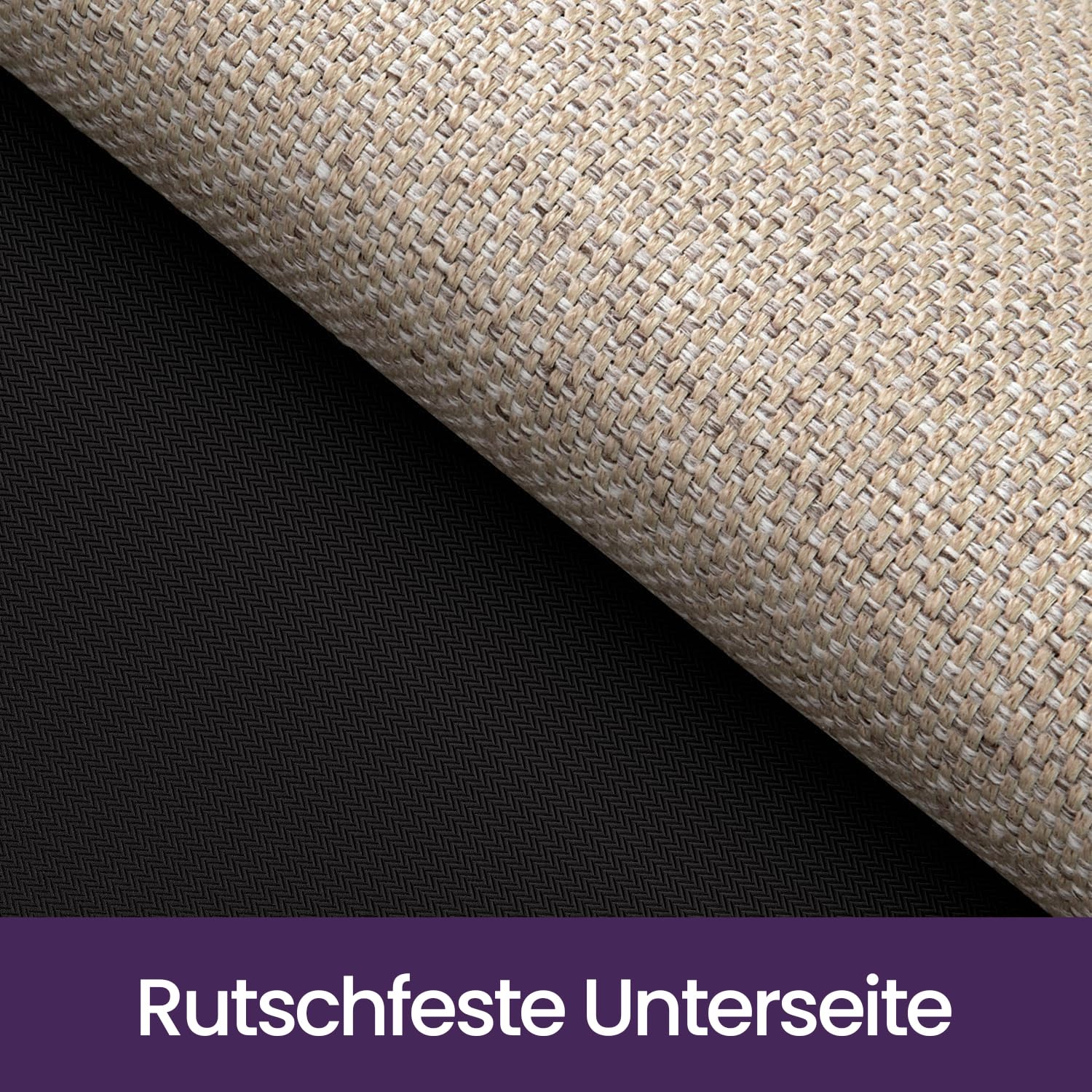 DEXI Schmutzfangmatte Innen 60 x 90 cm, rutschfest Fußmatte waschbar, absorbierend Fussmatte, Dünne Türmatte Eingangsteppich für Haustür & Flur, Beige
